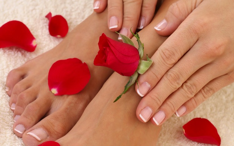manicure and pedicure